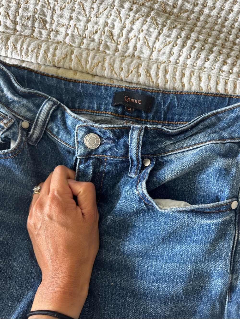 Quince wide leg jeans - Picture 2 of 3